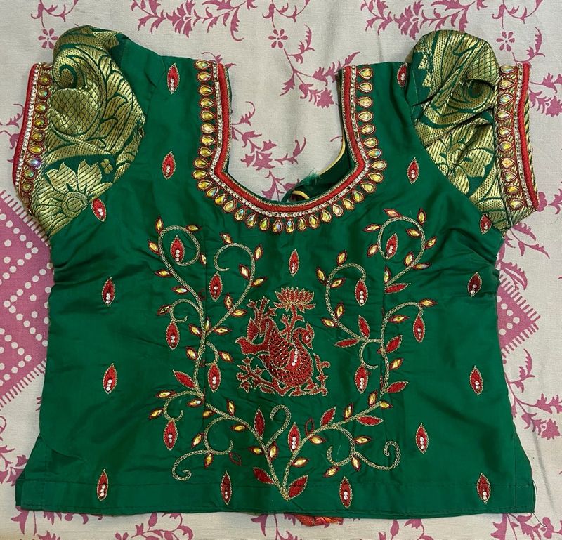 Embroidery Blouse For Kids