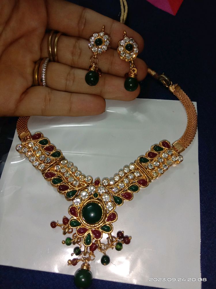 Necklace With Earrings