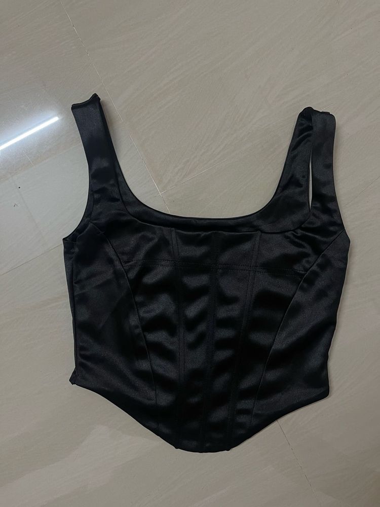 Satin Corset Top