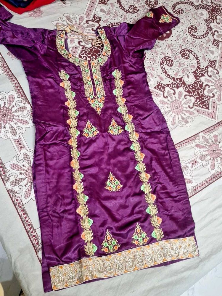 Elegant Purple Kurta