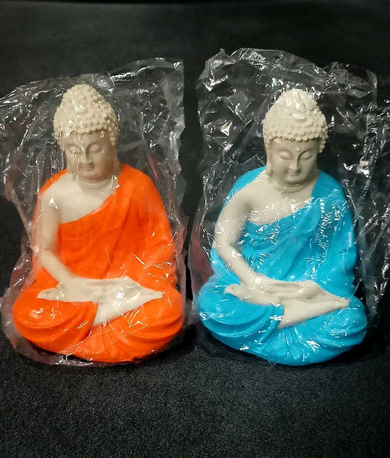 Set of 2 Buddha Idols