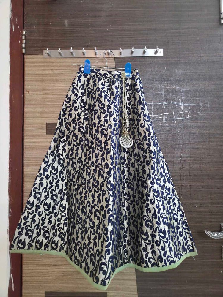 Patterned Ethnic Skirt