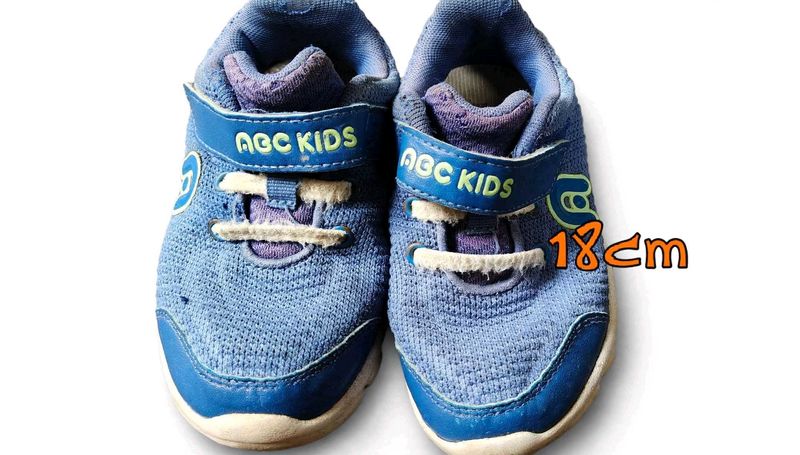 Blue ABC Kids Sneakers