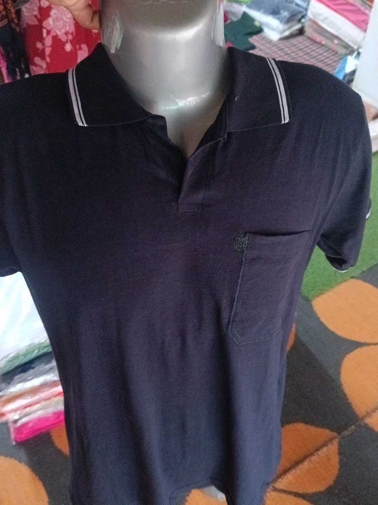 Men's Dark Blue Polo T-Shirt