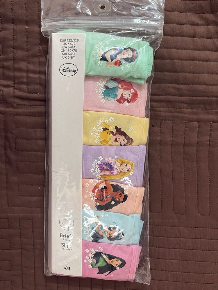 Disney Princess Underwear 7-Pack