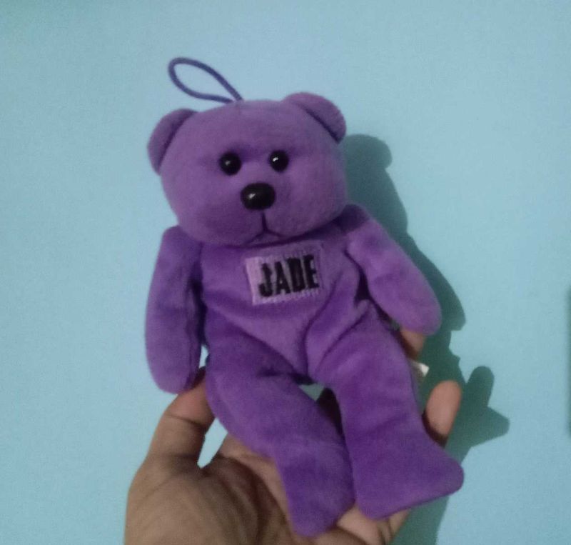 Vintage "Jade" Purple Bear Plush