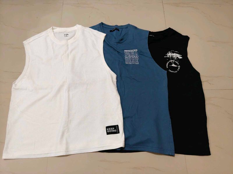 Men's Sleeveless T-Shirt Bundle