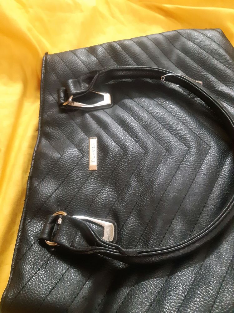 Black  Lether ⚫  Bag