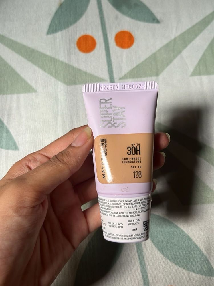 maybelline Super Stay Matte Foundation | Shade 128