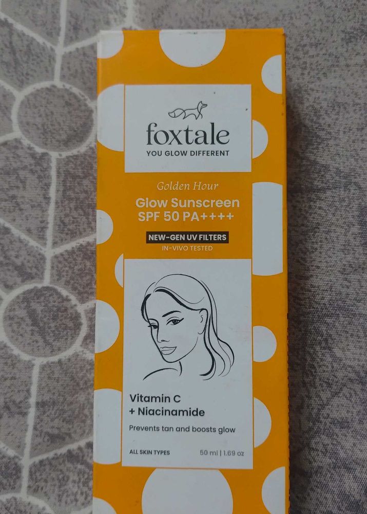 Foxtale Golden Hour Glow Sunscreen SPF 50