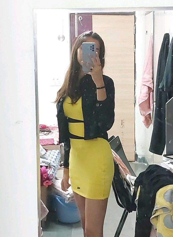Woolen Bodycon Dress