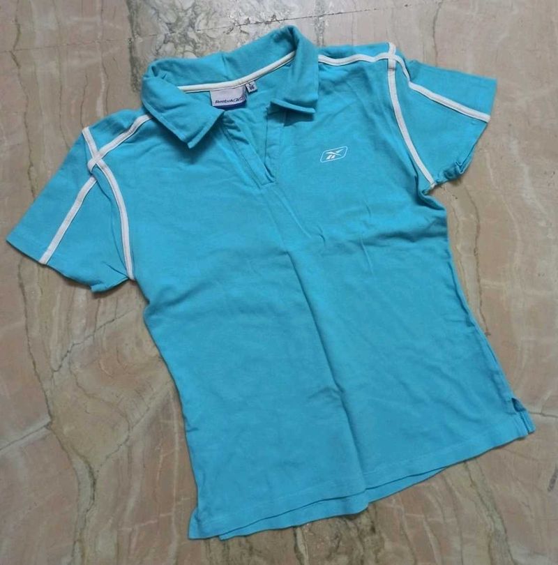 Vintage Y2K Reebok Polo Shirt  (Size L)