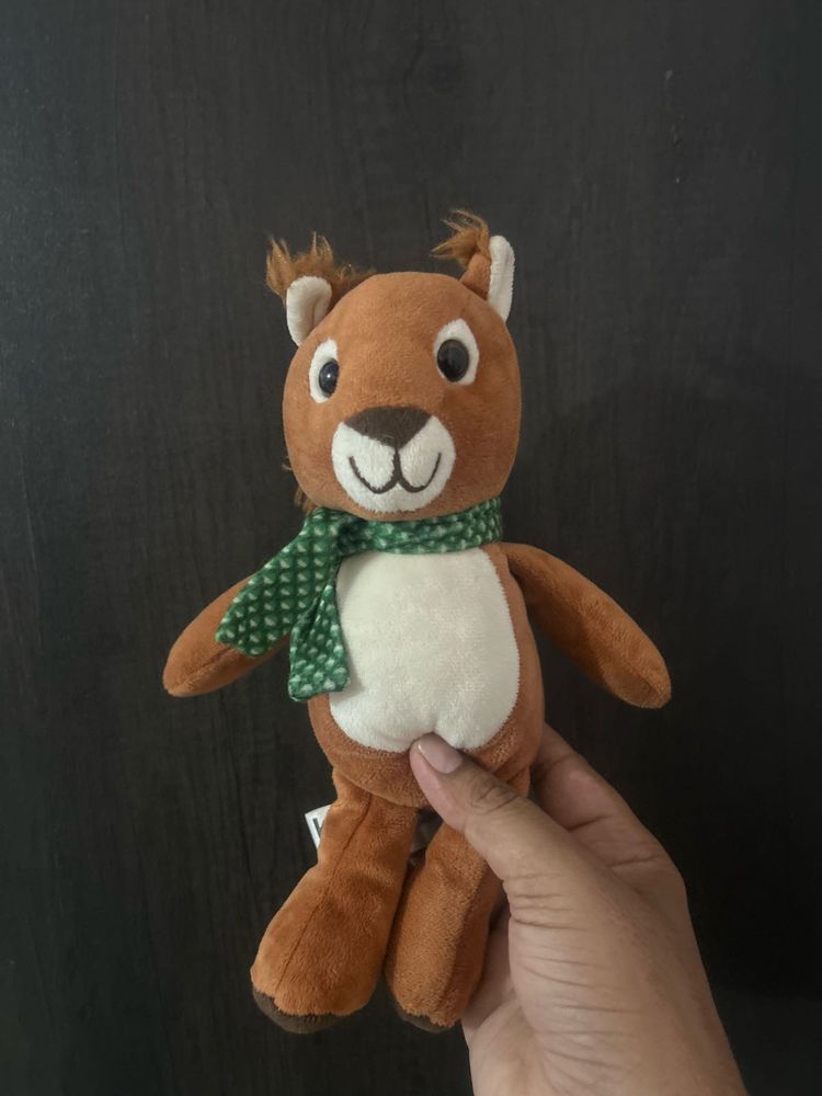 Kinder Ferrero Squirrel Plush Toy 9” Excellent