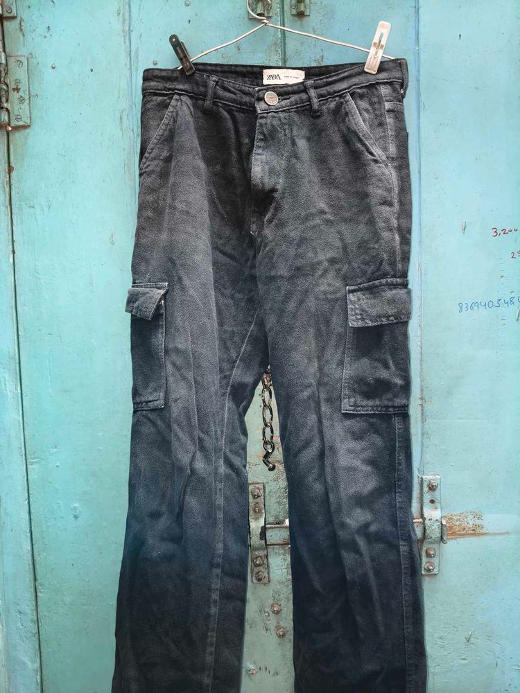 Zara Cargo Jeans