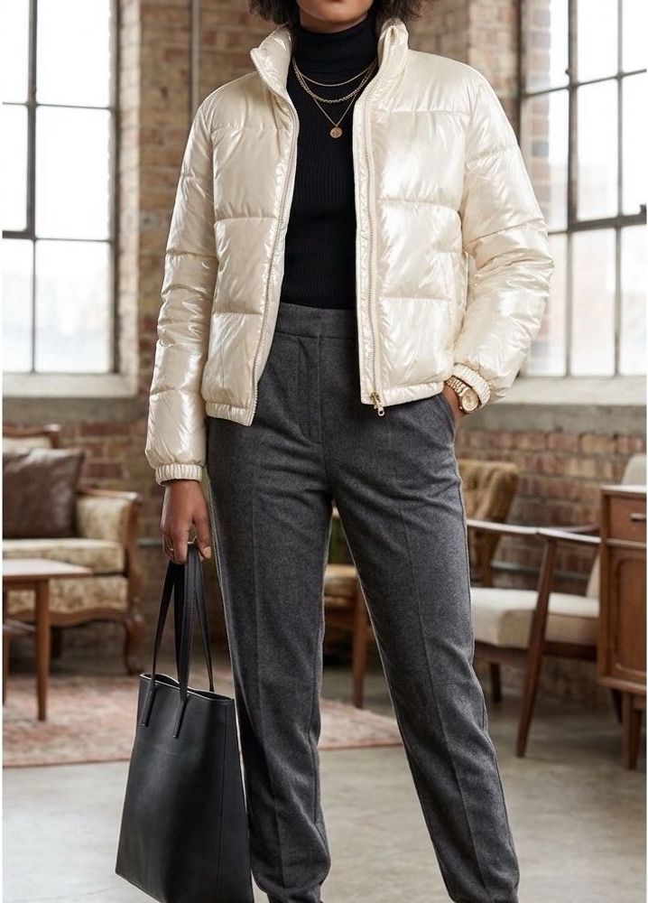 Shiny Puffer Jacket