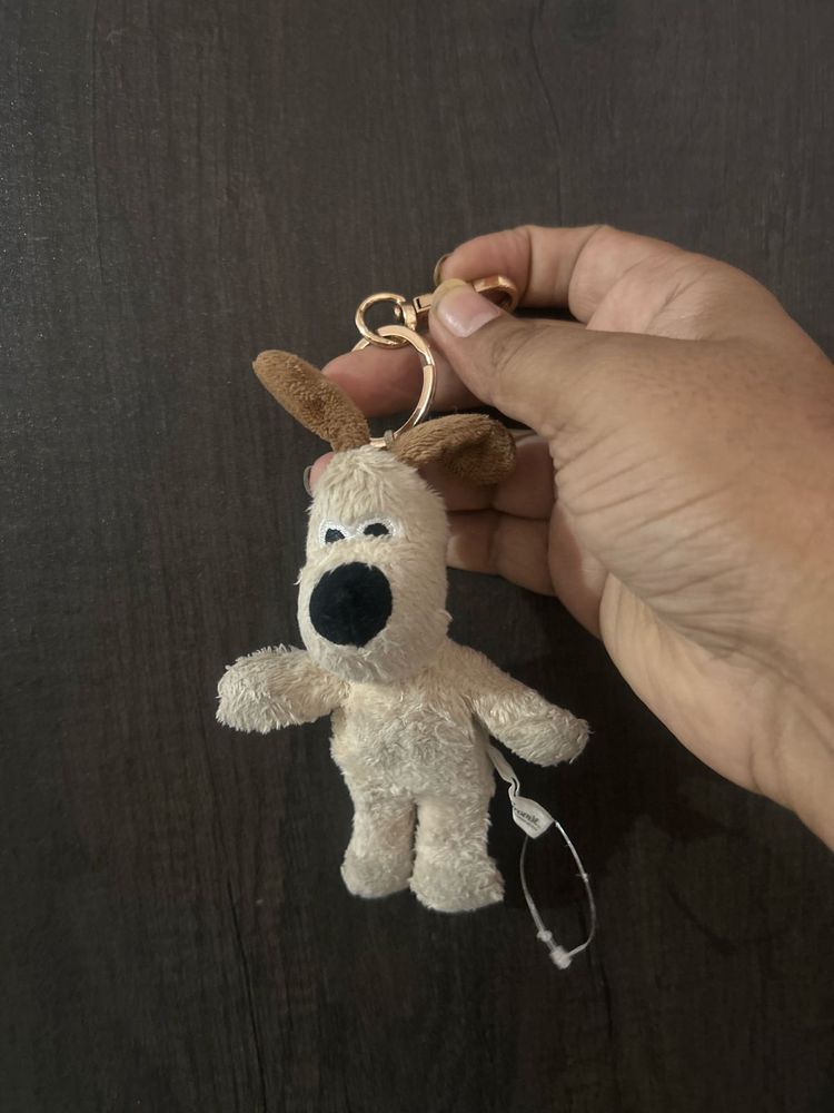 adorable Wallace &amp; Gromit plush keychai