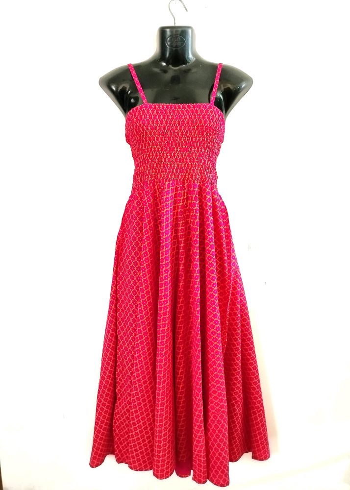 Rose Printed Dress ( Women)