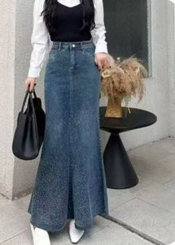 Maxi Denim Skirt