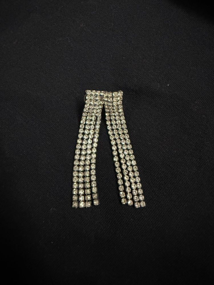 Sparkling Crystal Dangle Earrings