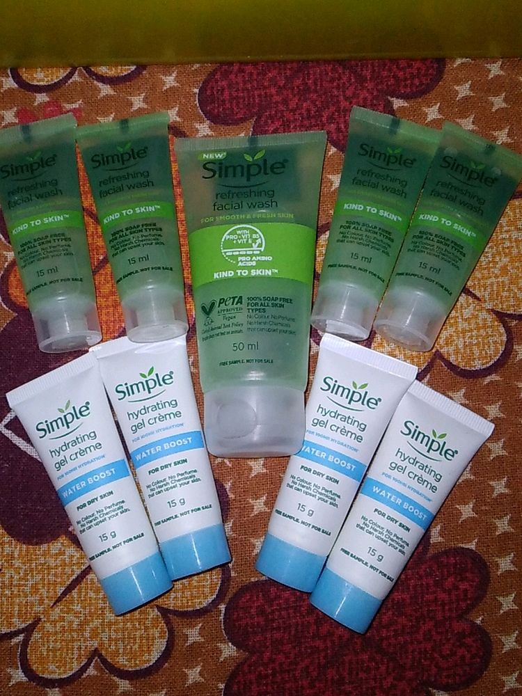Simple Face Wash+Moisturizer