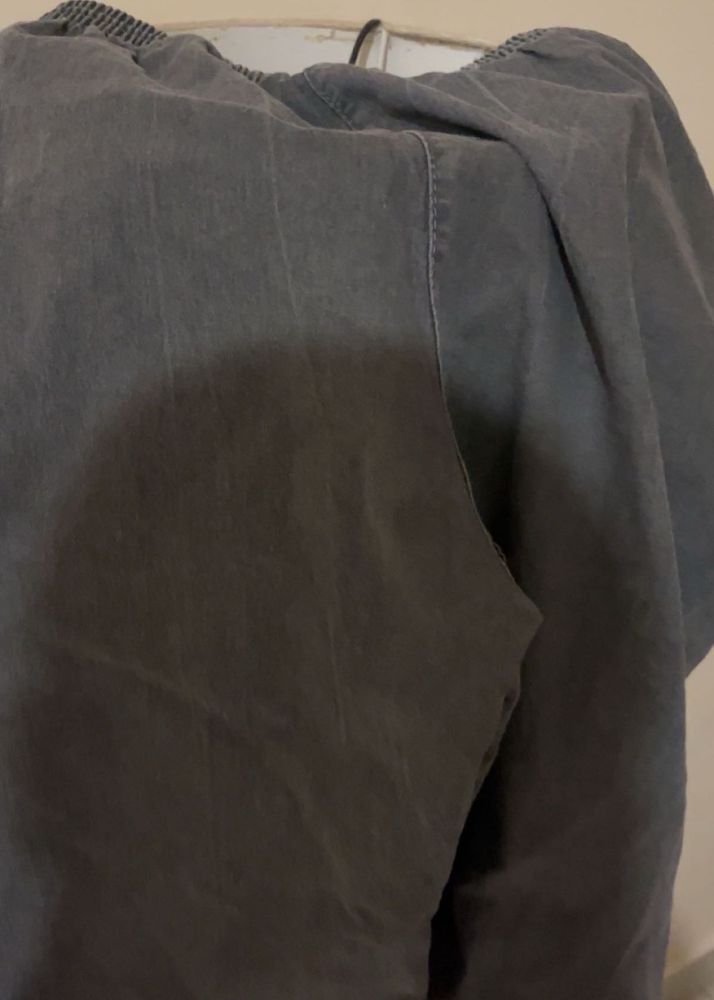 Gray Washed Denim Jeans