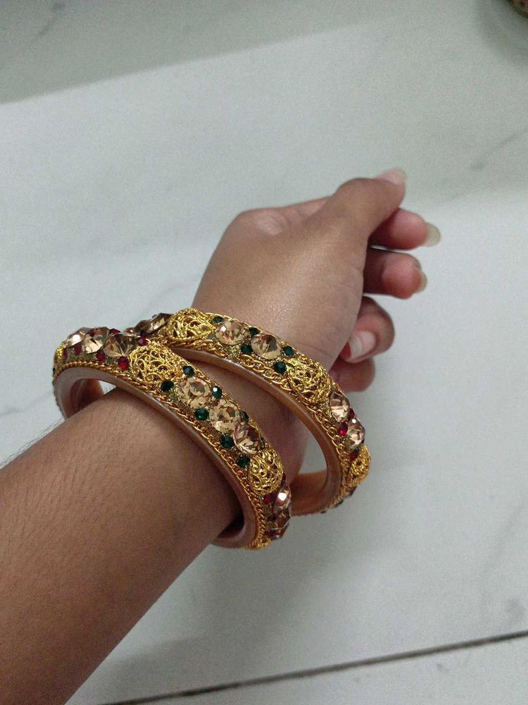 Elegant Beaded Bangles
