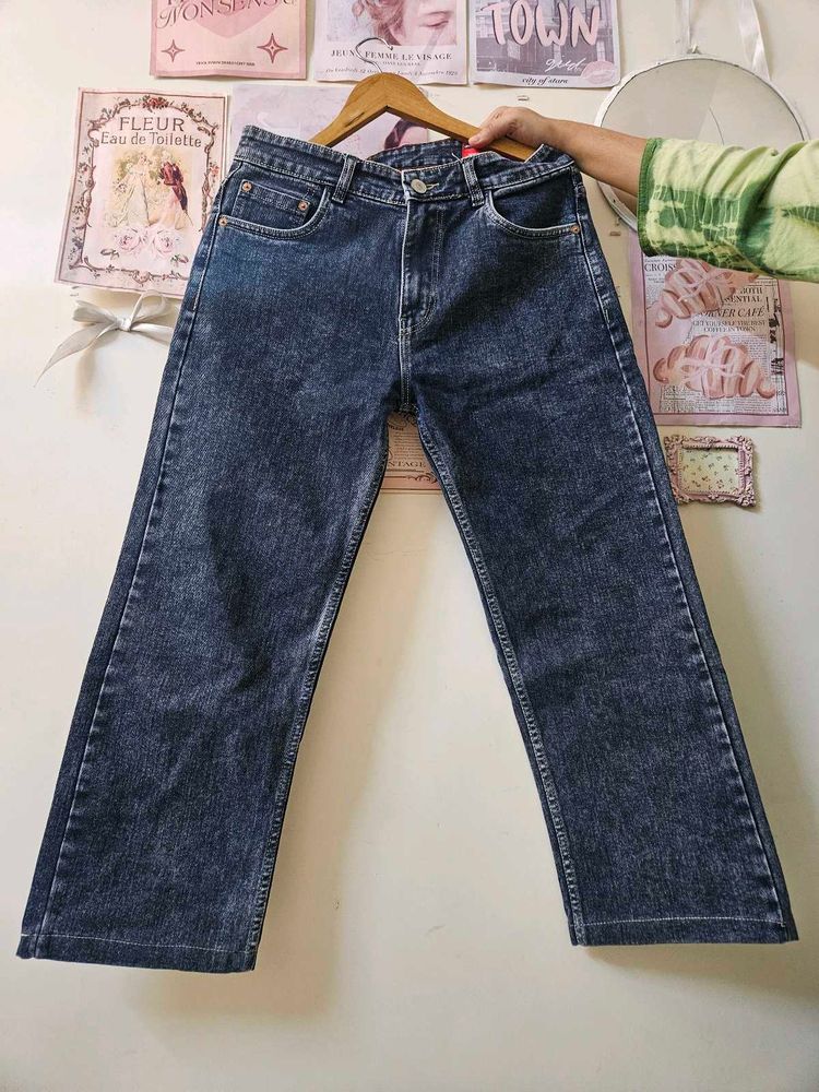Dark Wash Wide Leg Jeans