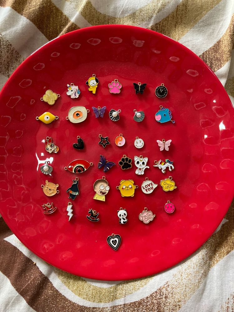 New Enamel Charms For Jewellery Making Combo