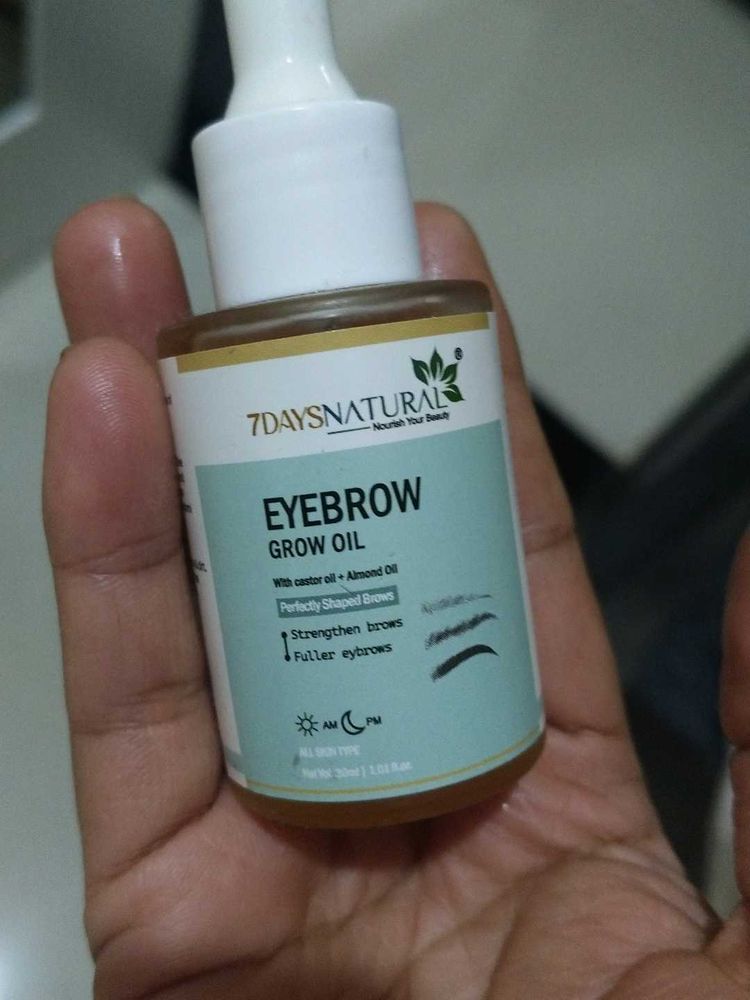 7Days Natural Eyebrow Grow Oil(fast result)