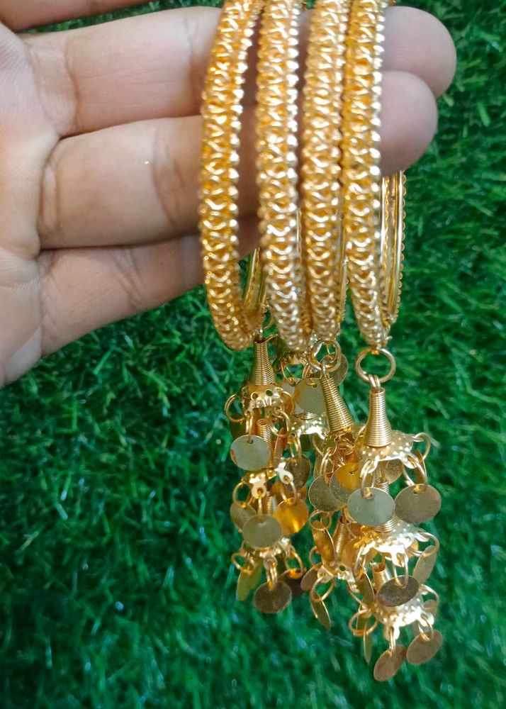 Golden Bangle Set
