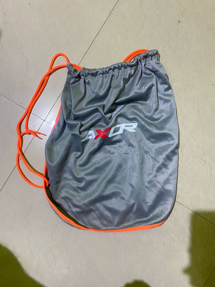 AXOR Grey Drawstring Gym Bag