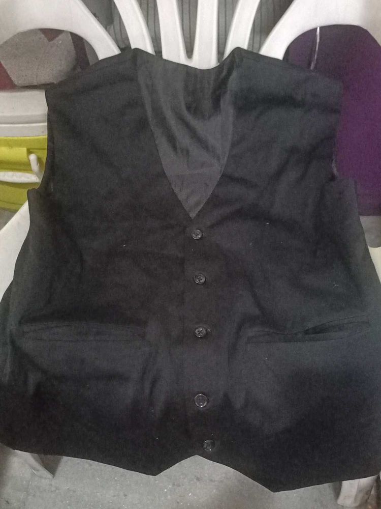 Classic Black Men's Waistcoat