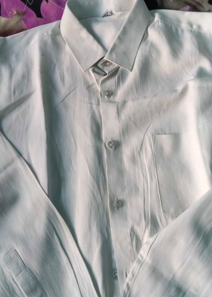 Classic White Men's Shirt