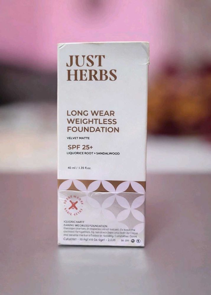 Just Herbs Long Wear Foundation SPF 25+