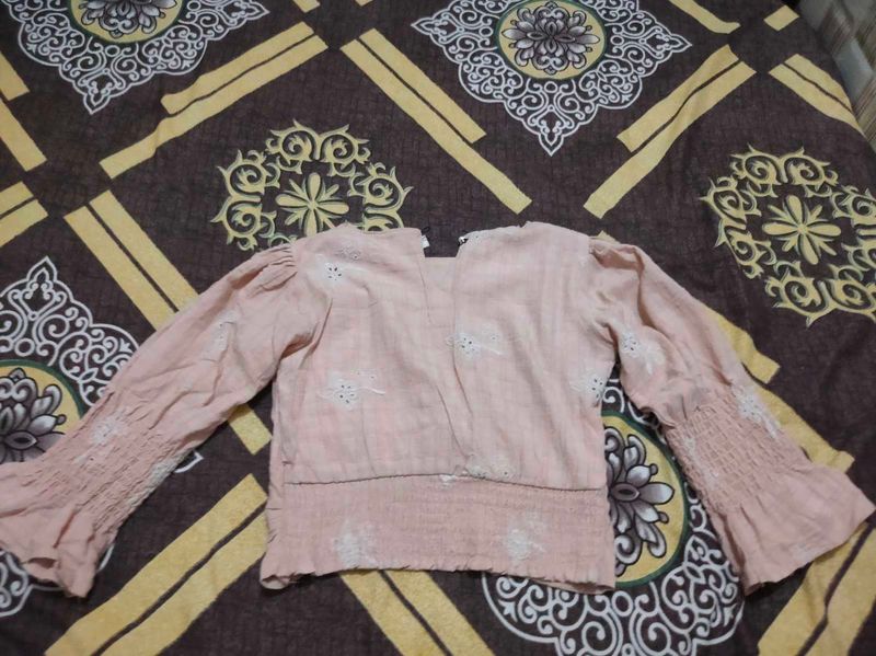 Peach colour Crop top