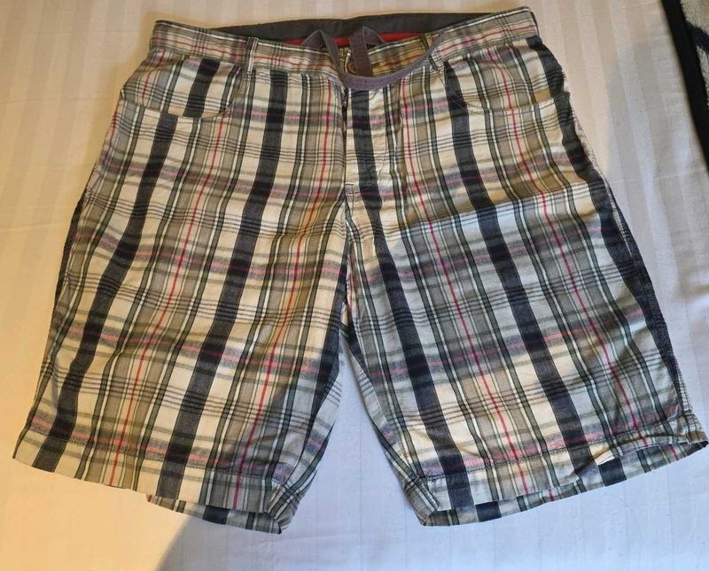Plaid Casual Shorts
