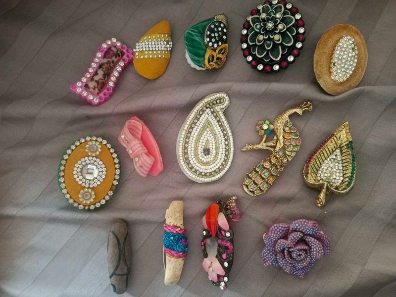 saree pins sets of 14
