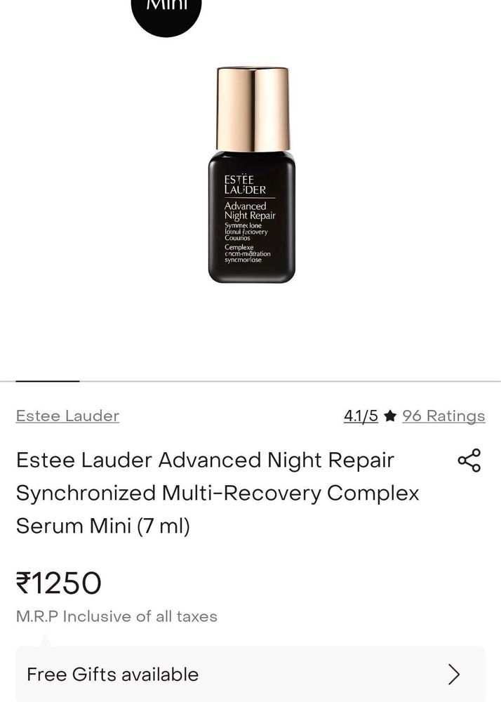 Estee Lauder Night Repair Serum Mini