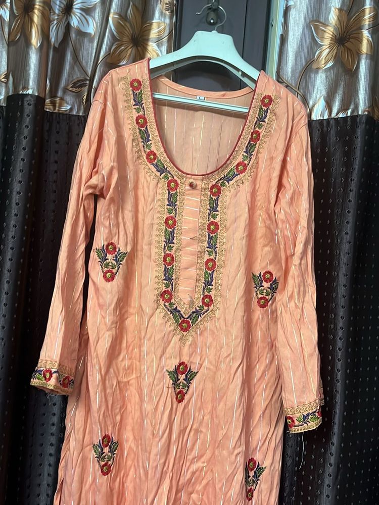 Orange Kurti L Size