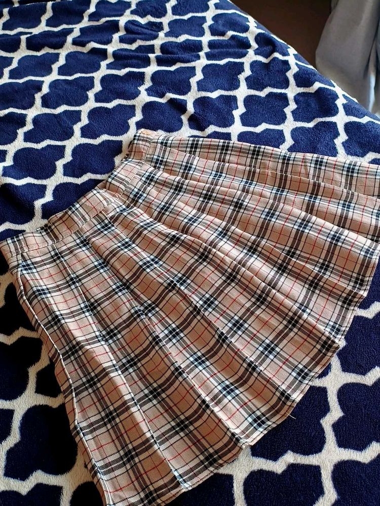 Plaid Mini Skirt