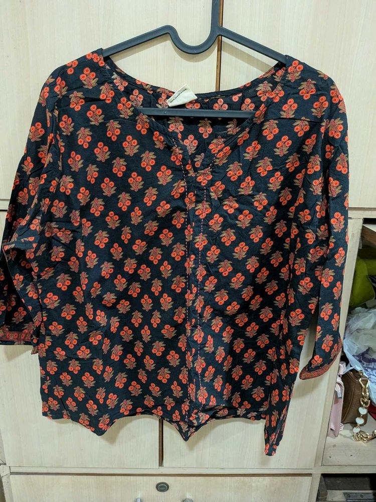 XXL Boho Style Printed top