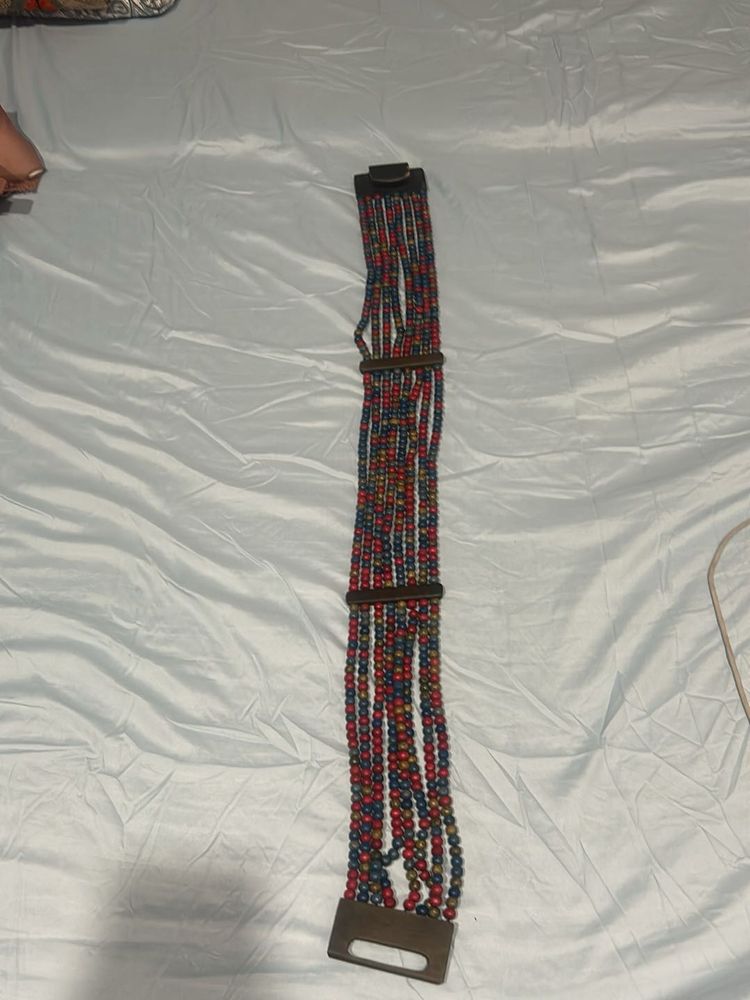 Boho Multi-Strand Beaded Belt