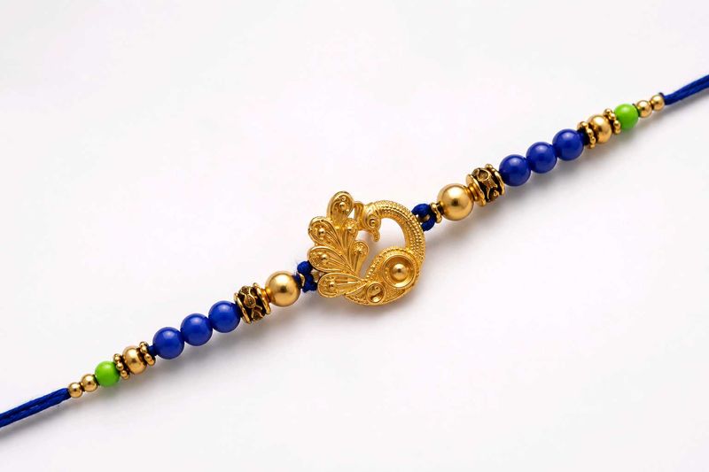 Peacock Design Rakhi
