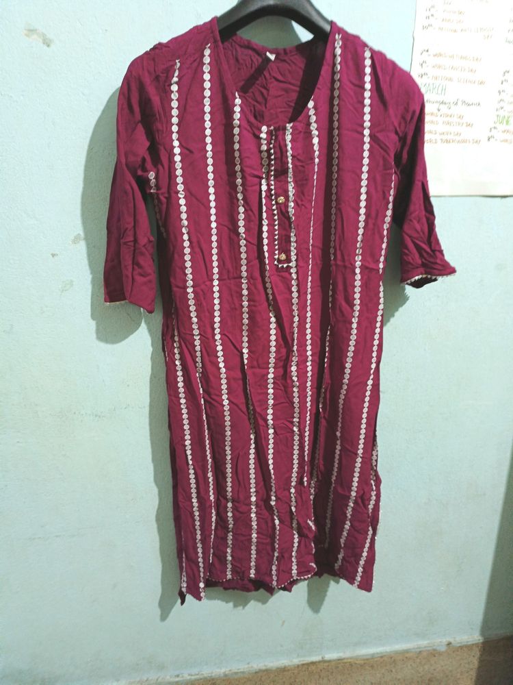Kurti Plazzo And Dupatta Set