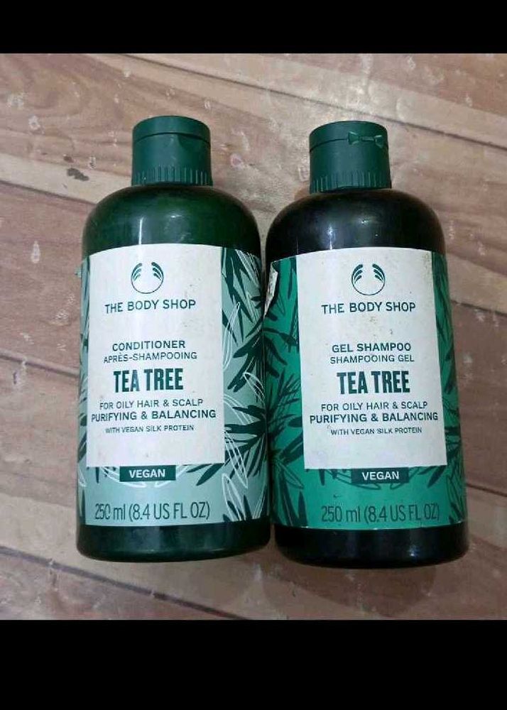 The body shop green tea shampoo+conditioner