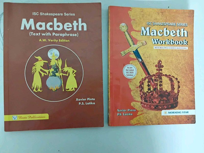 BRAND NEW ISC MACBETH BOOK WITH WORKBOOK