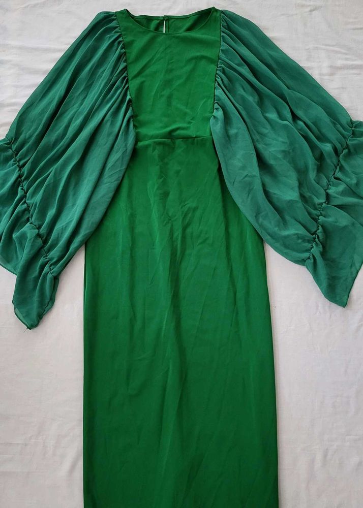 Urbanic Emerald Green Kaftan bodycon