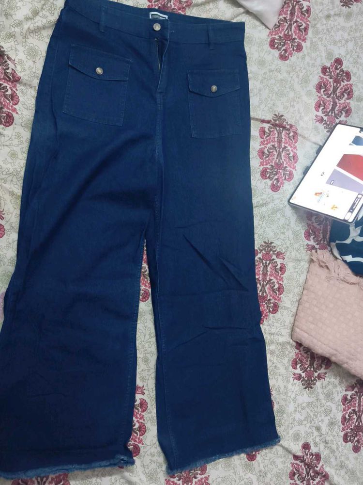 Dark Wash Wide Leg Jeans