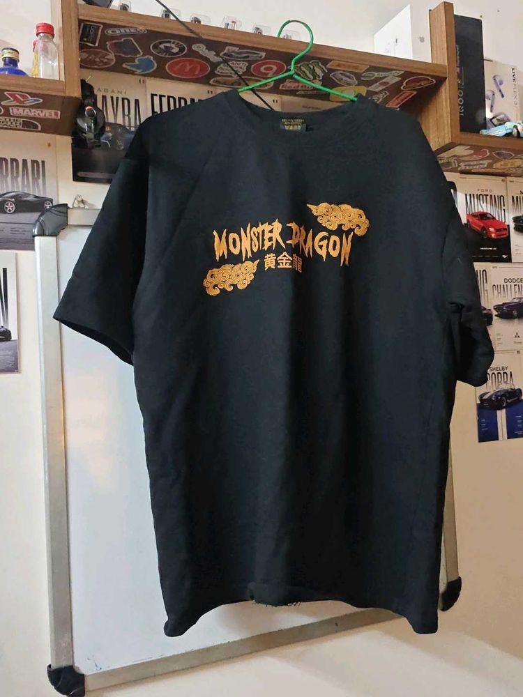 Monster Dragon Graphic T-Shirt oversized