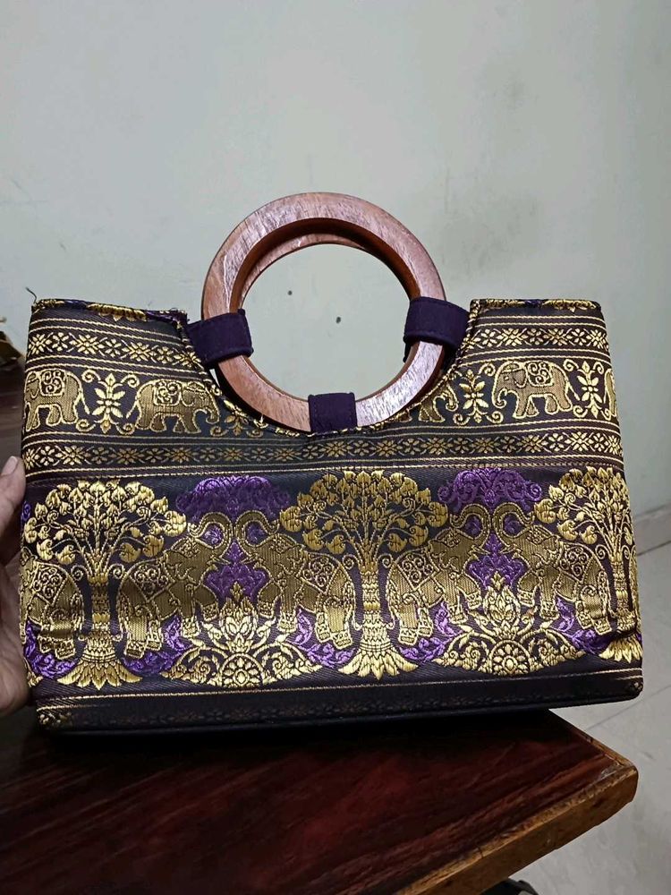 Imported Handbag From Thailand HandArt+Embroidery